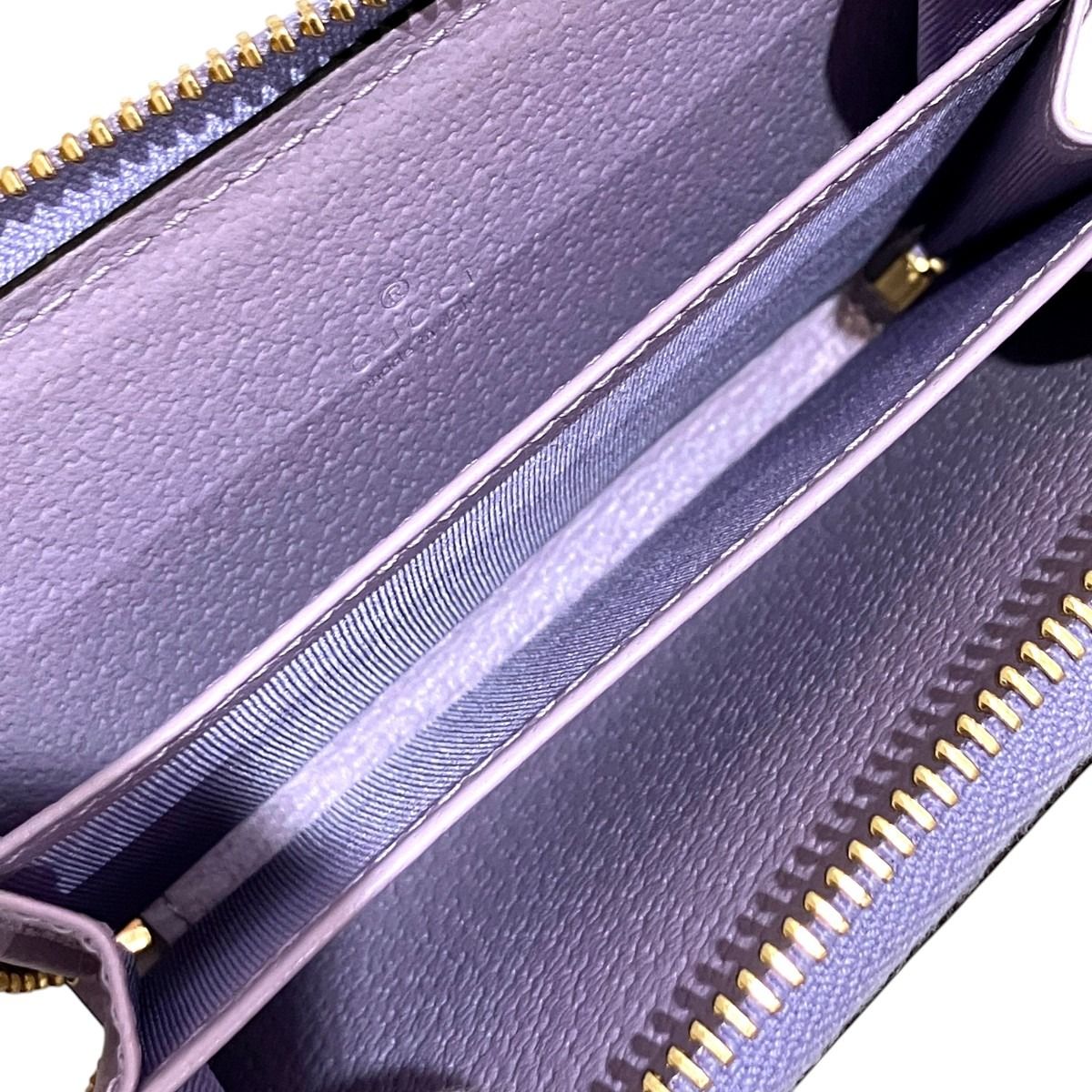 Gucci Jumbo GG Card Case Ophidia Canvas Leather — view 5