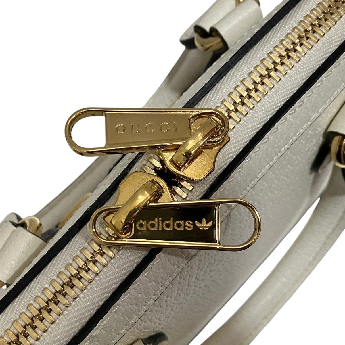 Gucci Adidas Collaboration Mini Top Handle Bag Horsebit Handbag Leather Canvas — view 8