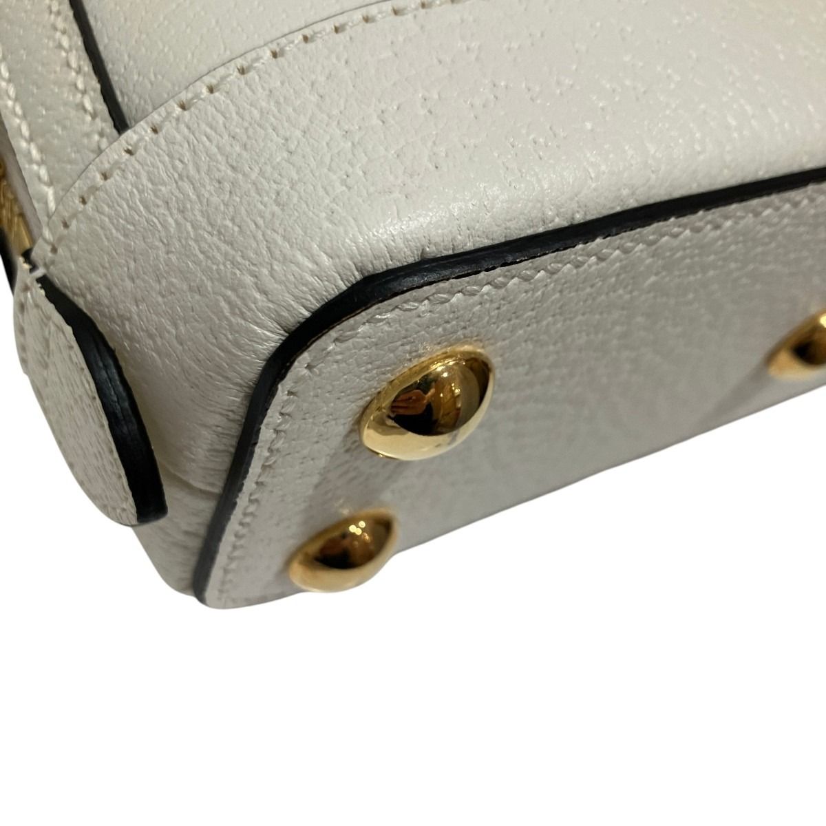 Gucci Adidas Collaboration Mini Top Handle Bag Horsebit Handbag Leather Canvas — view 7