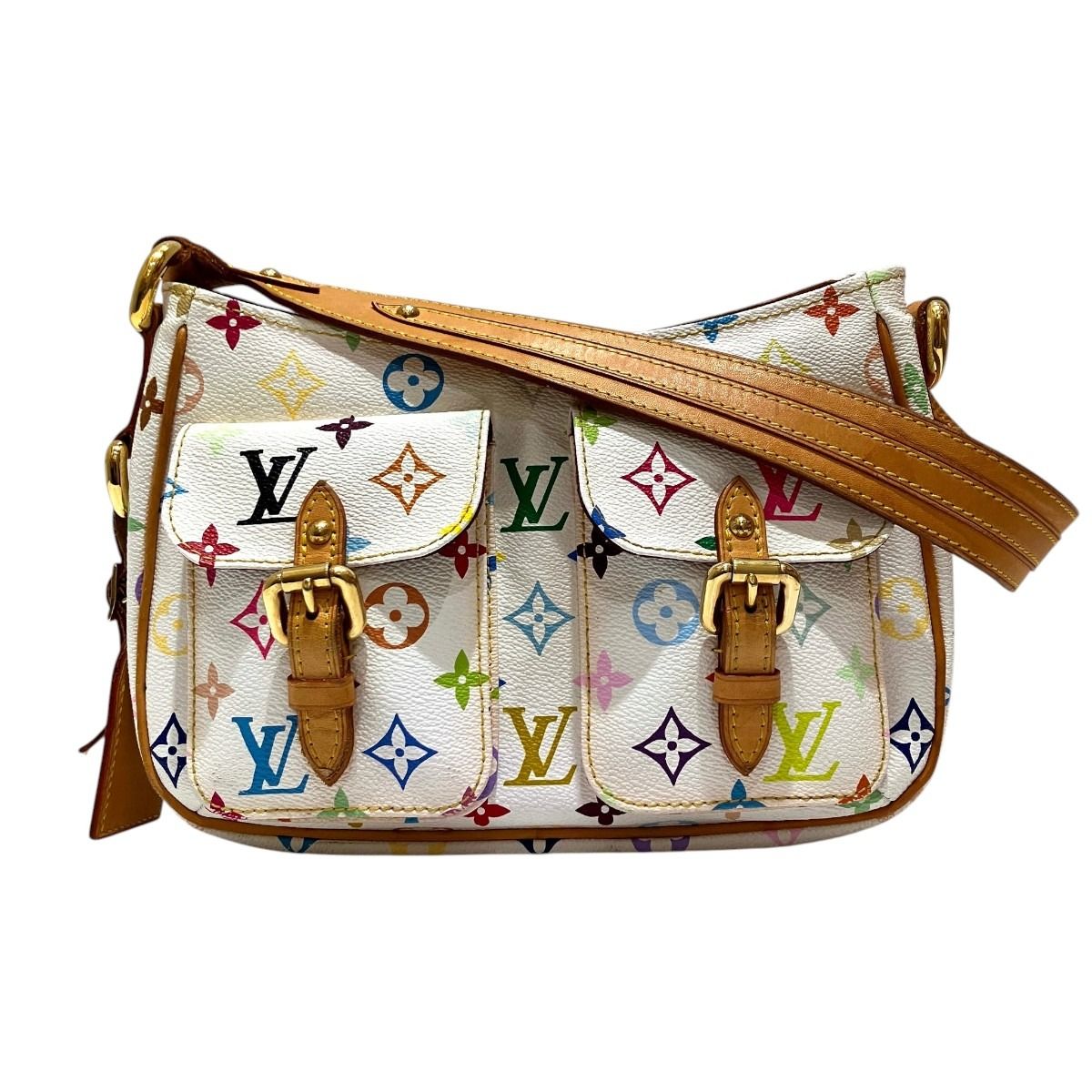 Louis Vuitton Lodge PM Monogram Multicolor Shoulder Bag Canvas