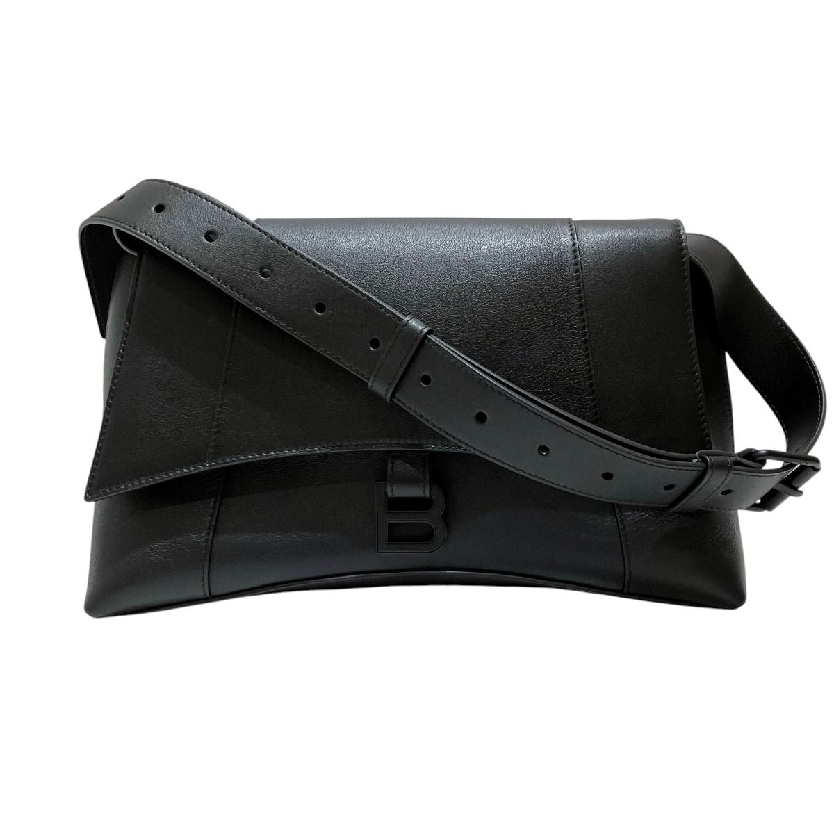 Balenciaga Downtown Shoulder Bag Leather