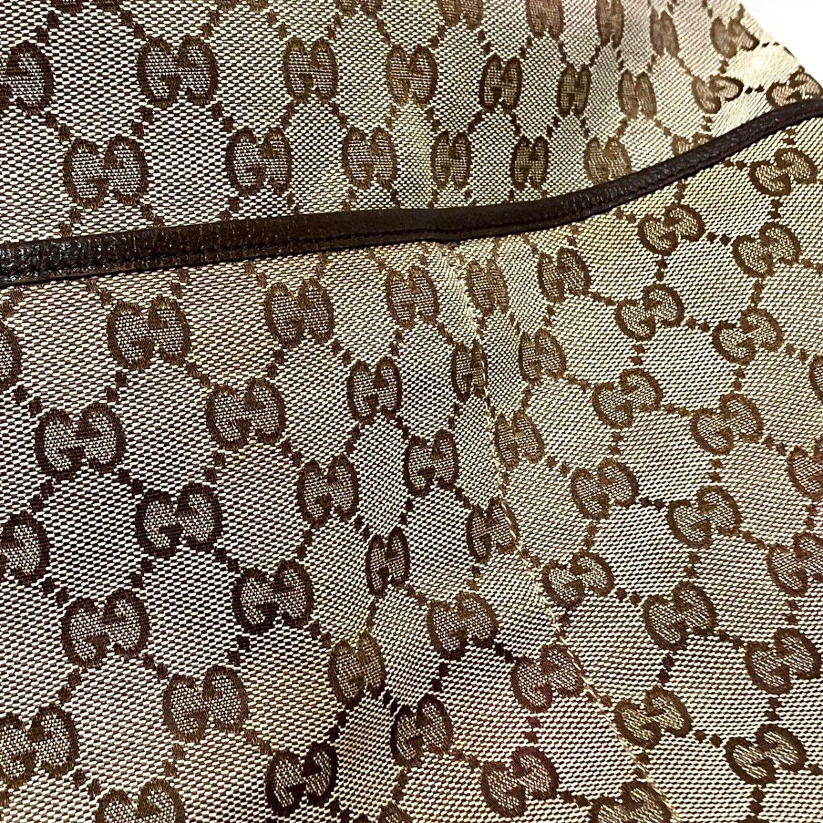 Gucci Mothersbag Sherry Line Tote Canvas Leather — view 7