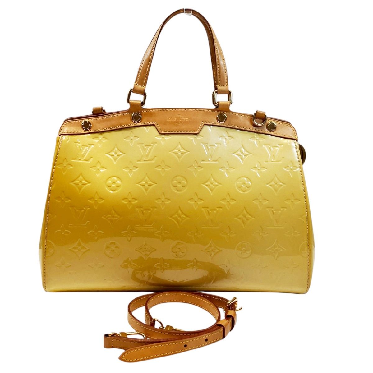 Louis Vuitton Blair MM Dunes Vernis Handbag Enamel