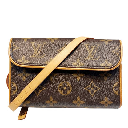 Louis Vuitton Pochette Florentine Monogram Waist Bag Canvas