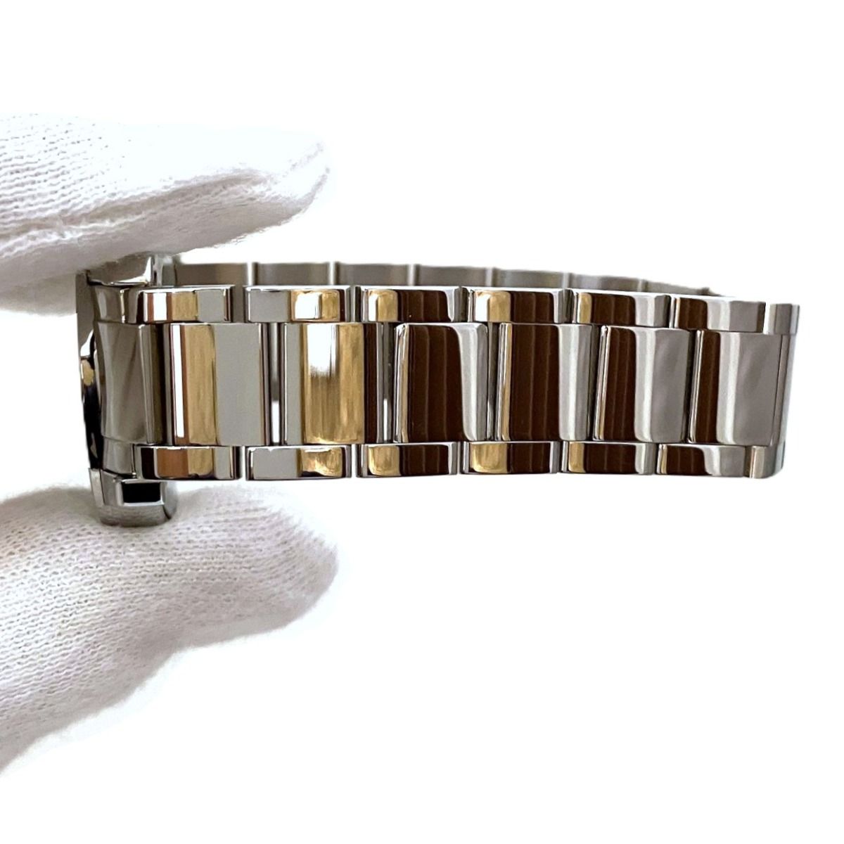 Tiffany & Co Atlas Date Watch Gross SS Cobalt Blue Dial — view 8