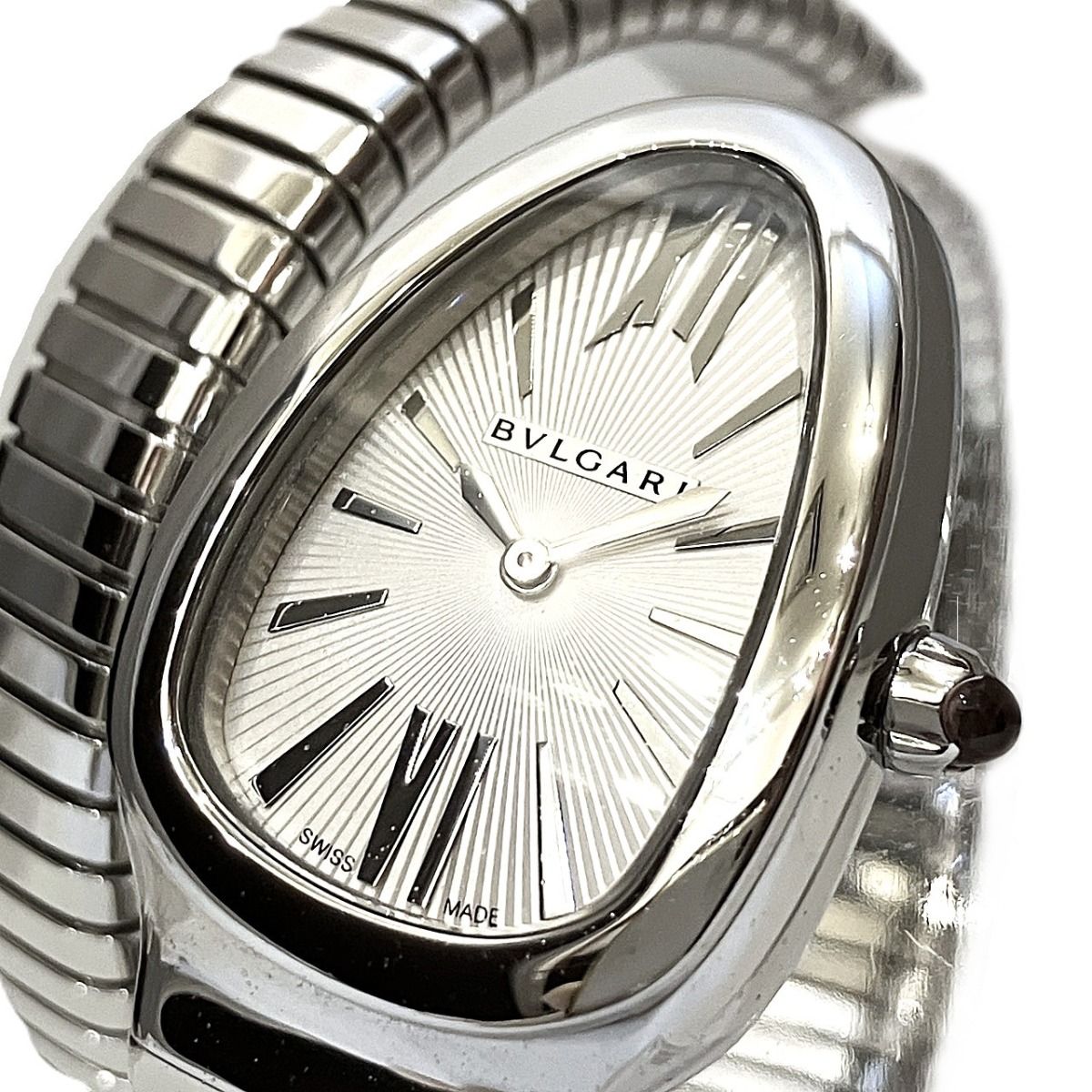 Bvlgari Serpenti Watch Gross SS Silver Dial — view 4