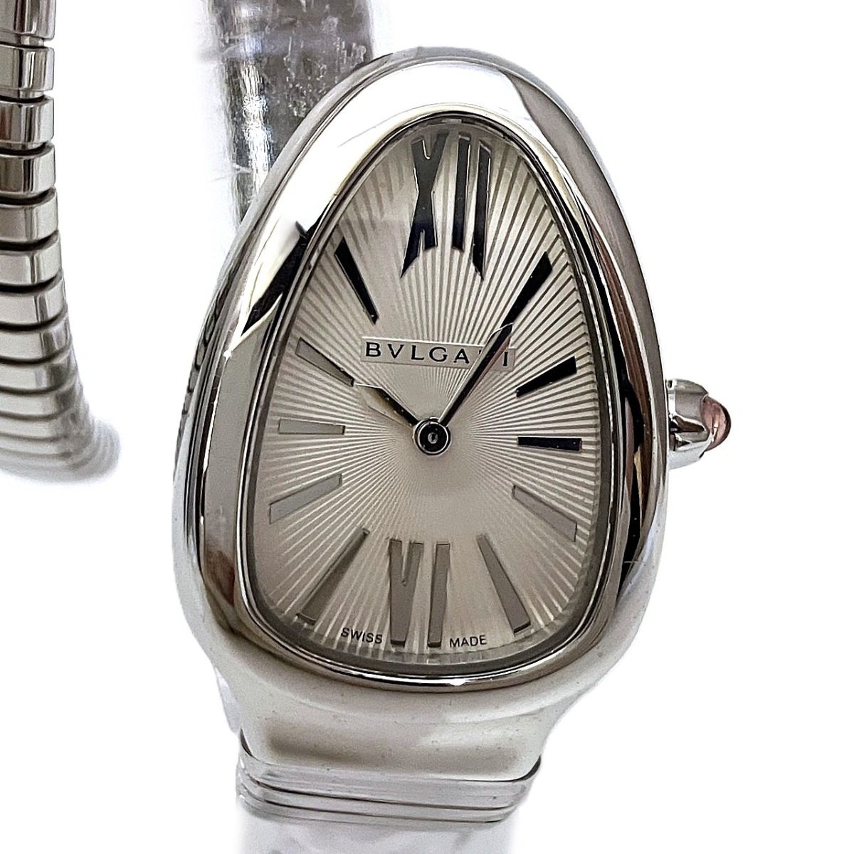 Bvlgari Serpenti Watch Gross SS Silver Dial