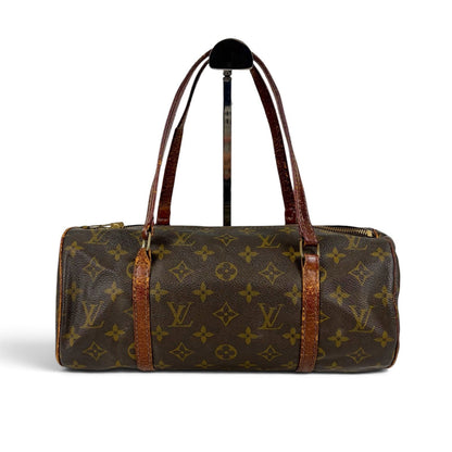 Louis Vuitton Papillon 30 Shoulder Bag Monogram Lambskin Brown Drum — view 2