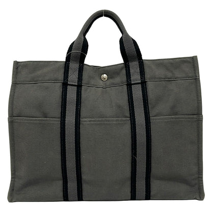 Hermes Tote Fourre Tout MM Gray Black — view 3