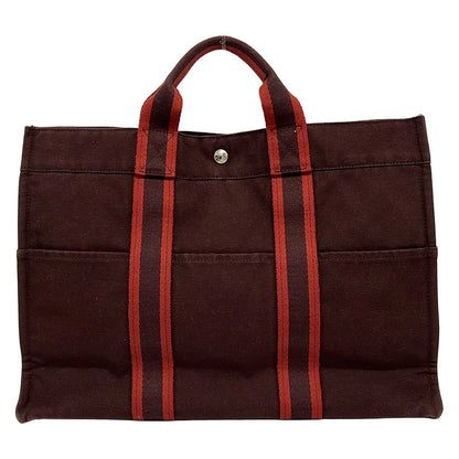 Hermes Tote Fourre Tout MM Bordeaux