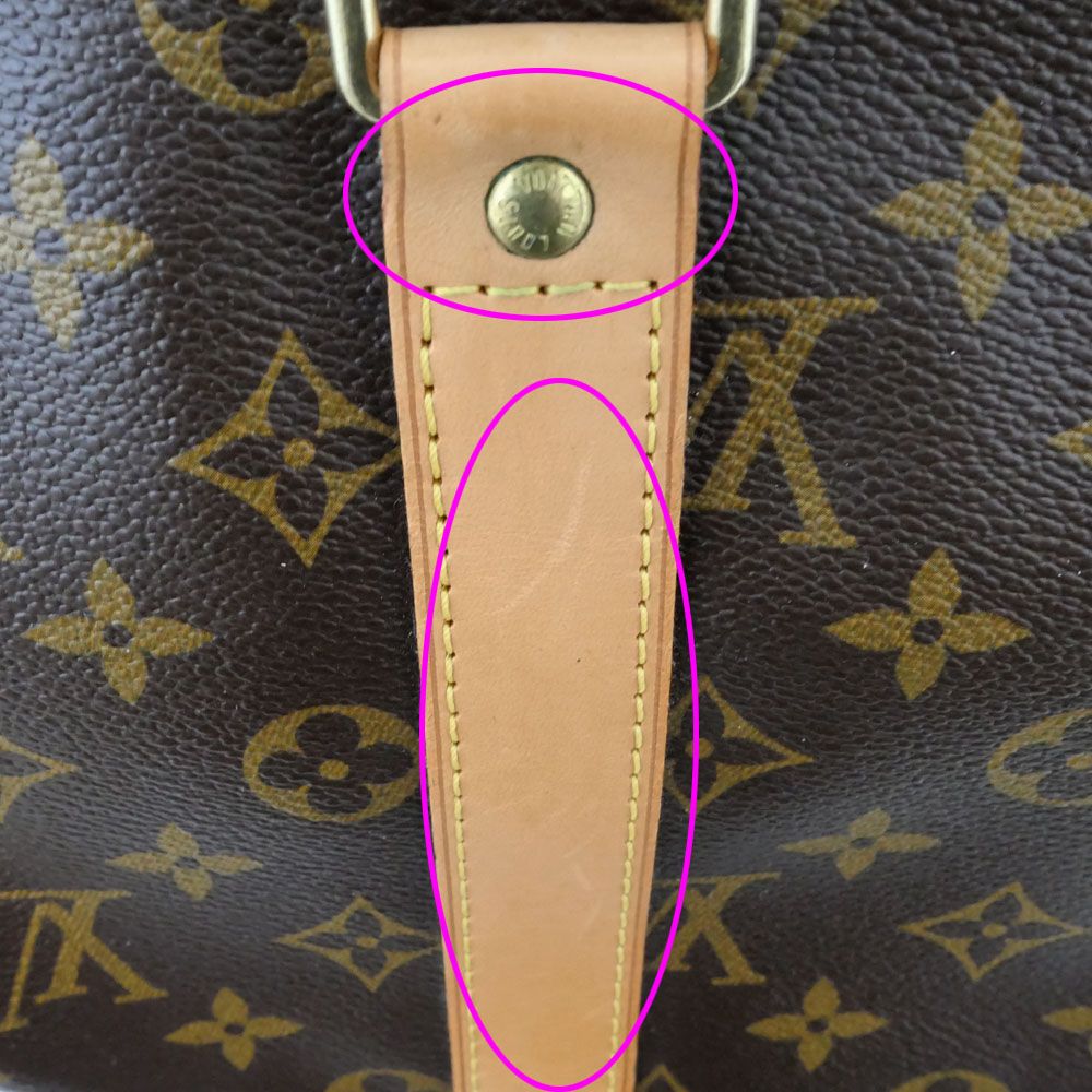 Louis Vuitton Keepall 45 Monogram Boston Bag Initial BD Brown — view 6