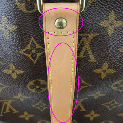 Louis Vuitton Keepall 45 Monogram Boston Bag Initial BD Brown — view 6
