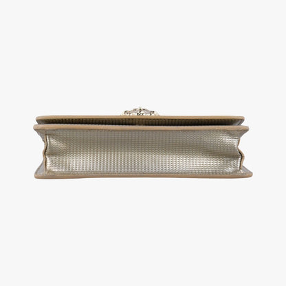 Versace Medusa Gold Leather Shoulder — view 3