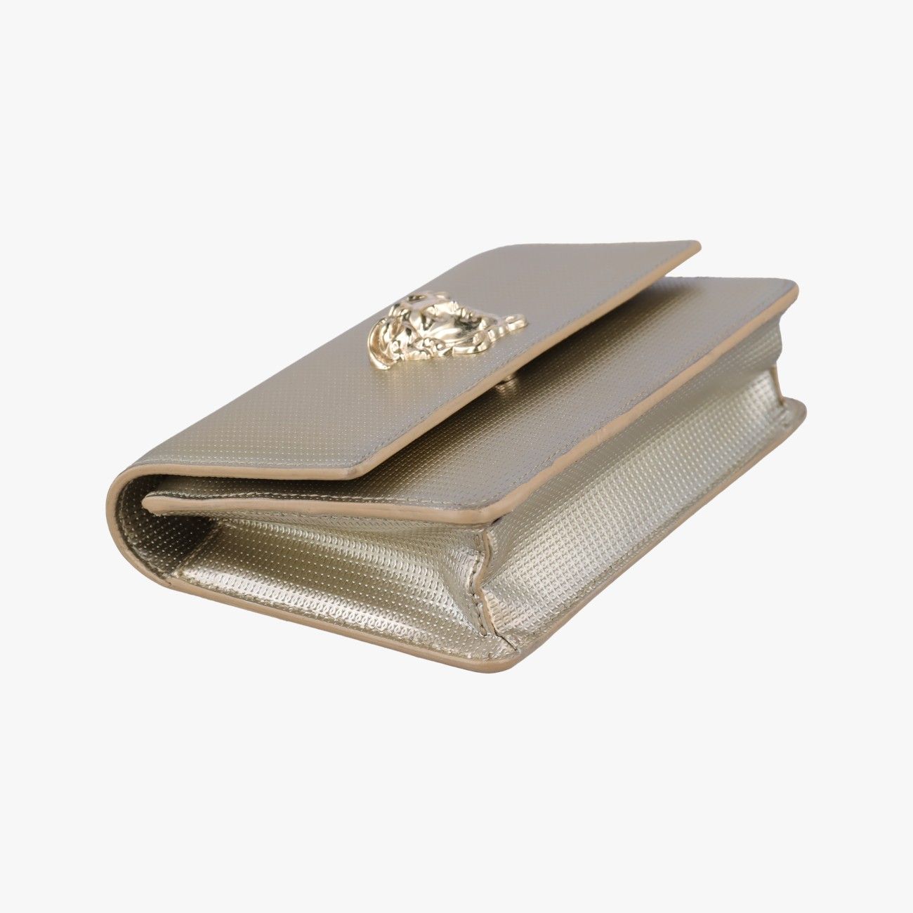 Versace Medusa Gold Leather Shoulder — view 5