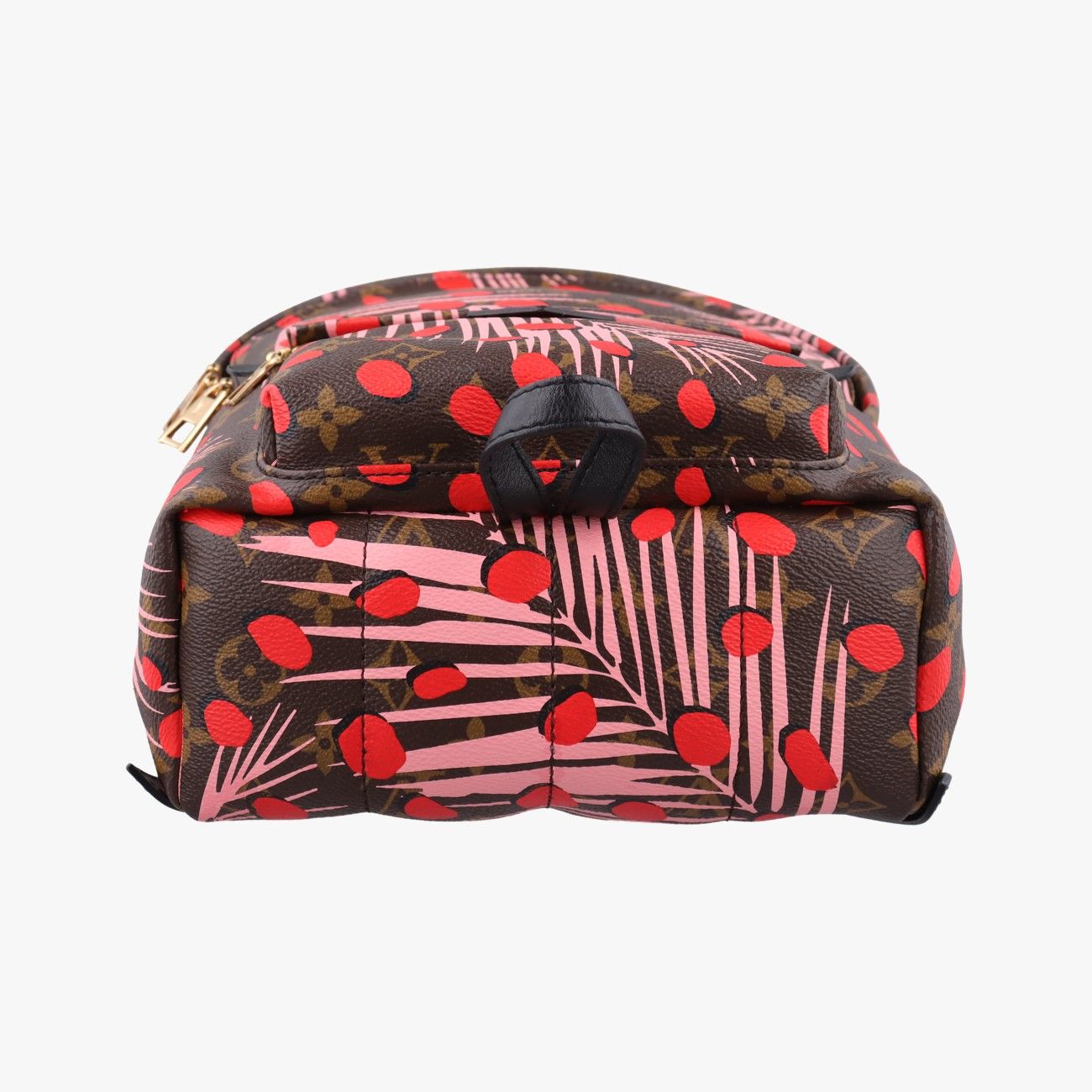 Louis Vuitton Palm Springs PM Brown Sugar Pink Poppy Monogram Jungle — view 3