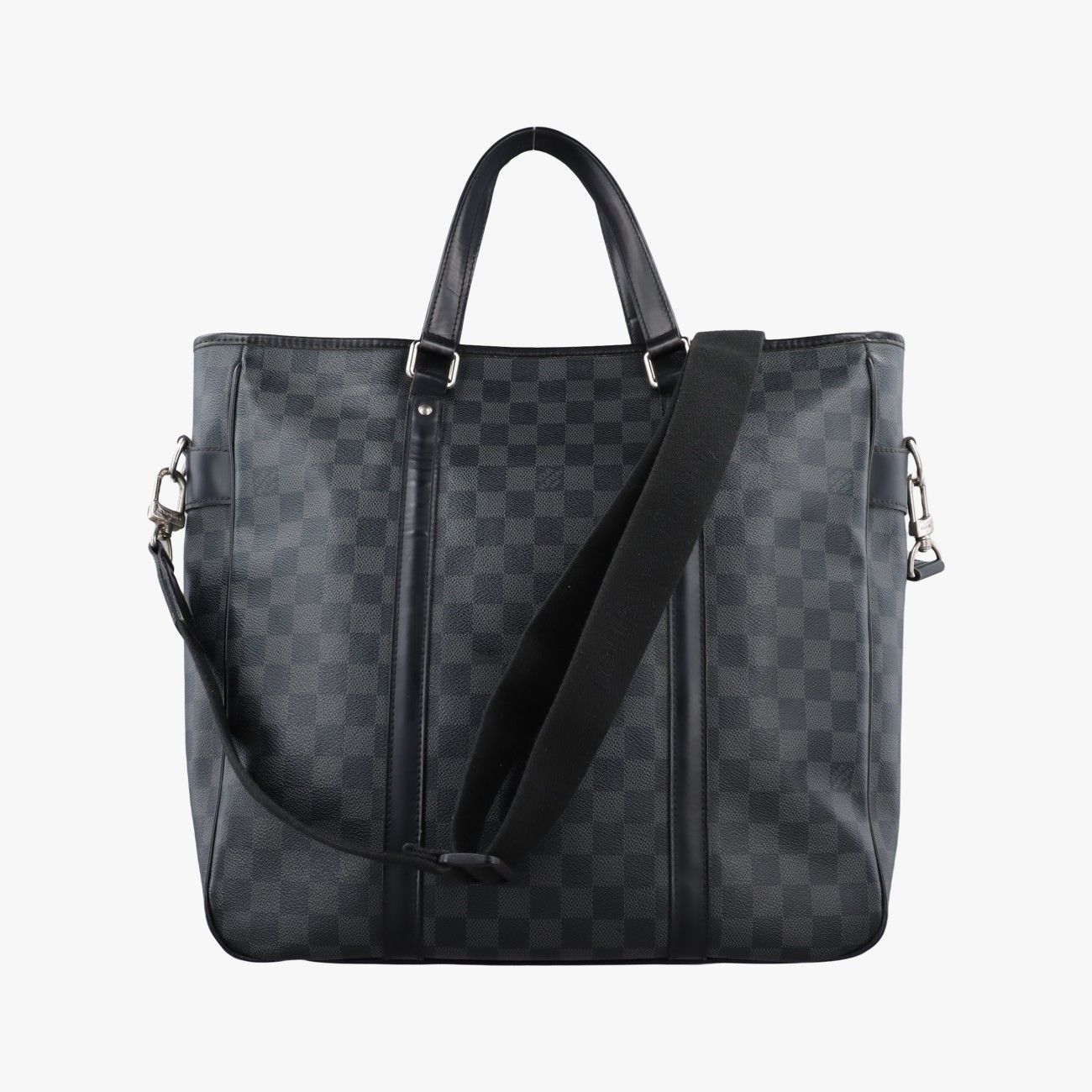 Louis Vuitton Tadao Noir Damier Graphite Tote