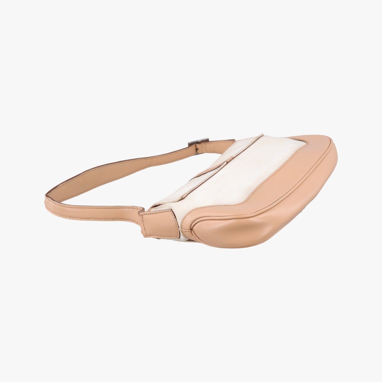 Gucci Jackie White Brown Canvas Leather 001 38 Shoulder — view 7