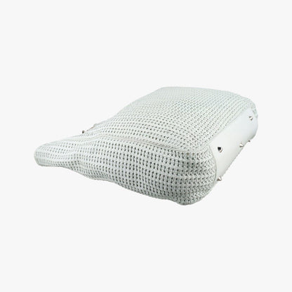 Dior Soft Lady Cannage Intrecciato Tote White Lambskin — view 7