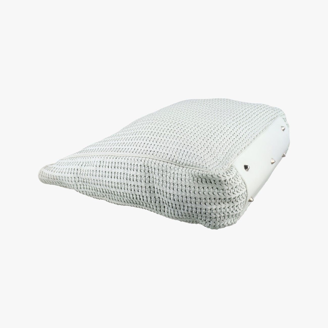 Dior Soft Lady Cannage Intrecciato Tote White Lambskin — view 5
