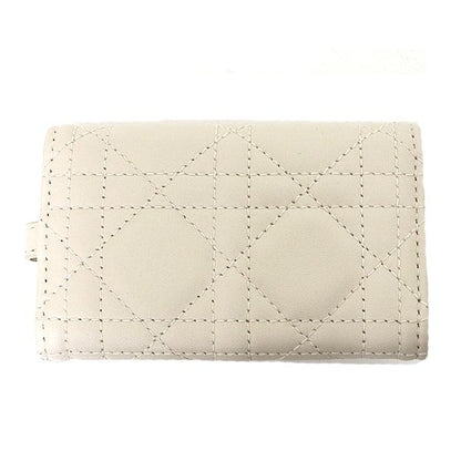 Dior My Aster Key Case Keyring Cannage Lambskin Beige Key Holder — view 3