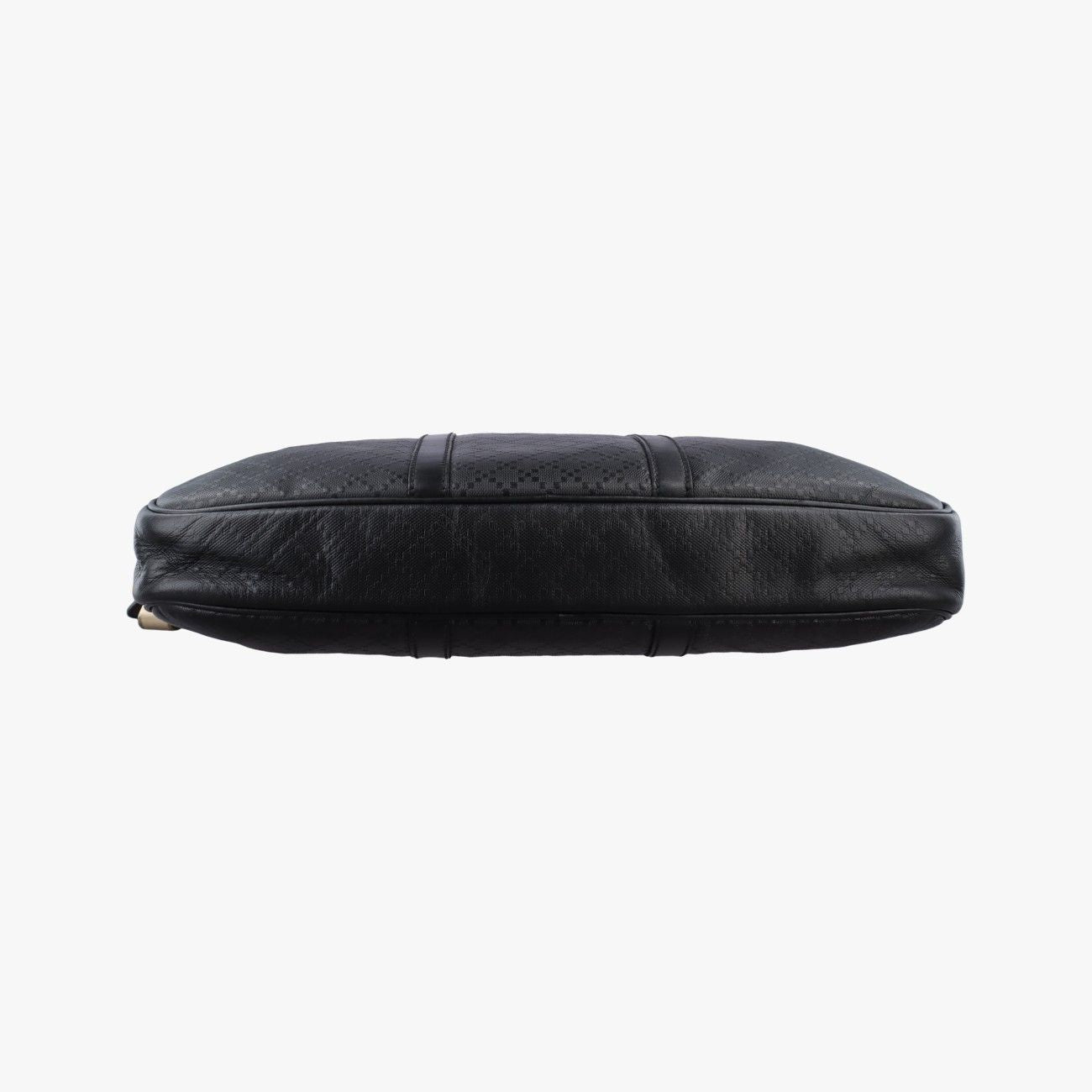 Gucci Diamante Black Leather Handbag — view 3