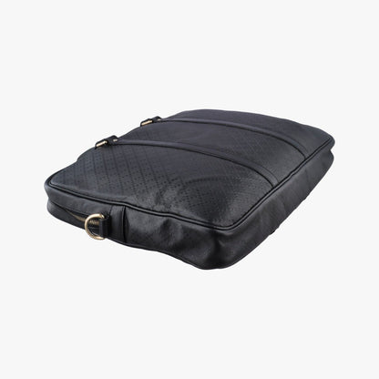 Gucci Diamante Black Leather Handbag — view 7