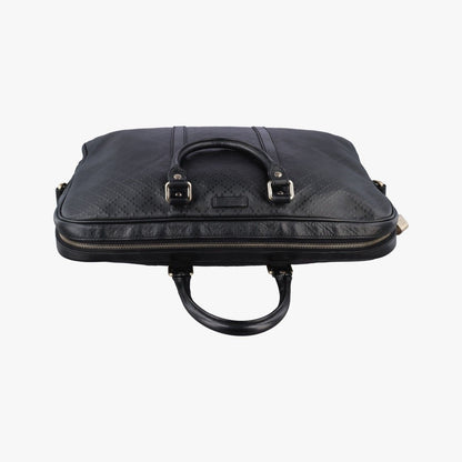 Gucci Diamante Black Leather Handbag — view 8
