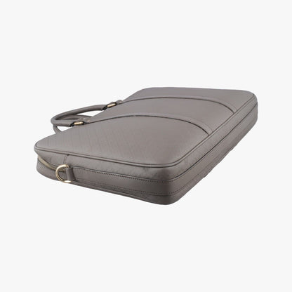 Gucci Diamante Gray Leather Handbag — view 7