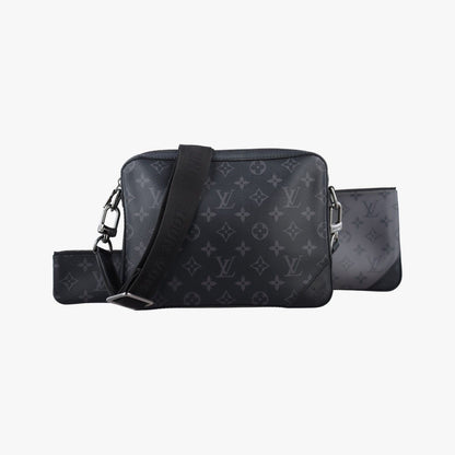 Louis Vuitton Trio Messenger Black Monogram Eclipse Reverse