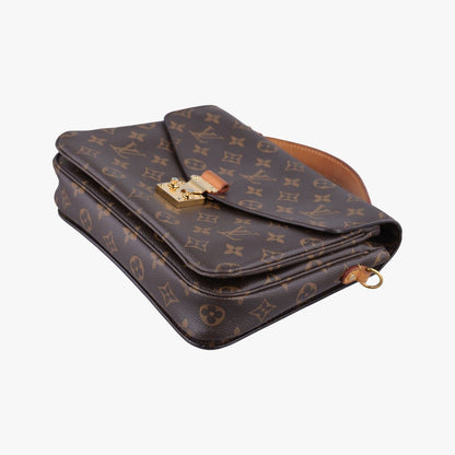 Louis Vuitton Pochette Metis MM Monogram Brown Canvas Handbag — view 4