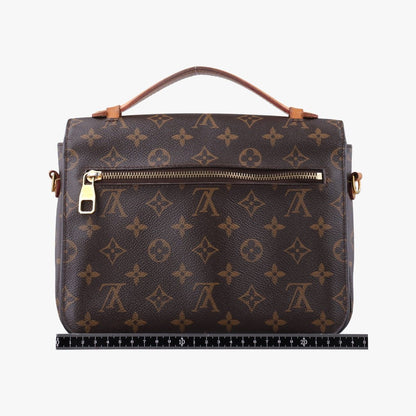 Louis Vuitton Pochette Metis MM Monogram Brown Canvas Handbag — view 2