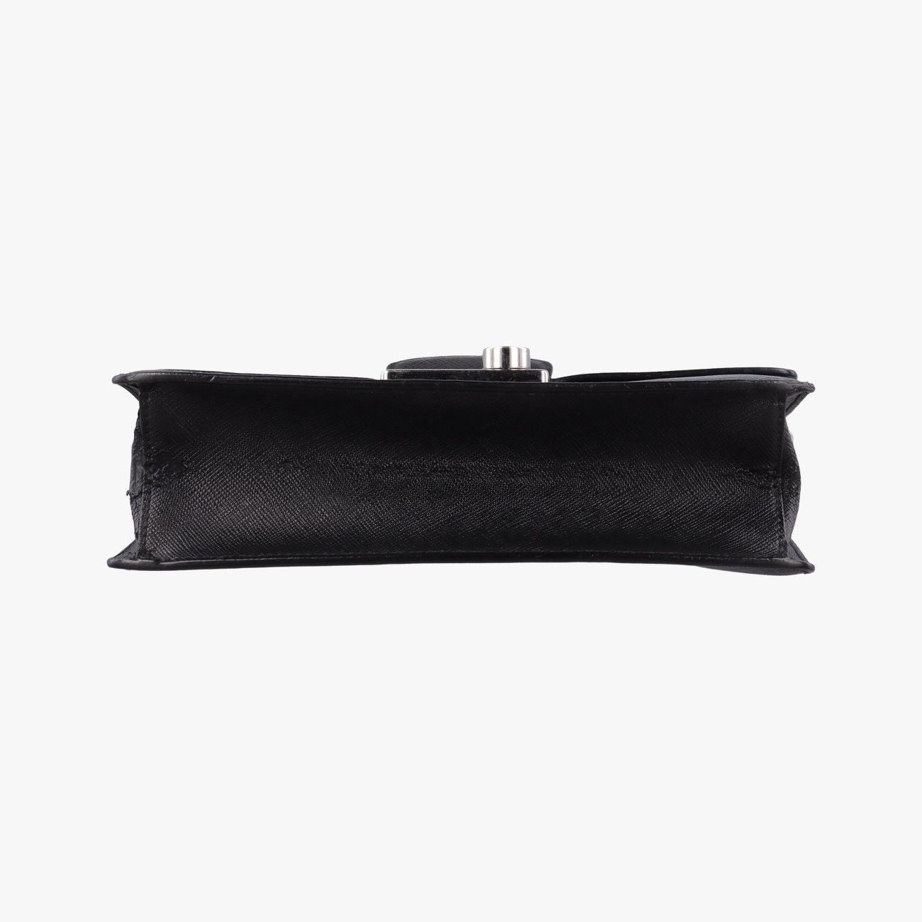 Prada Sound Rock Black Saffiano Leather Shoulder — view 3