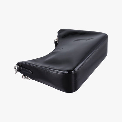 Prada Re Edition Black Patent Leather 7 Shoulder — view 7