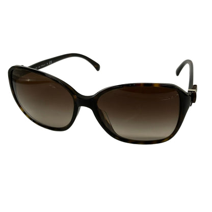 Chanel Sunglasses Dark Brown Ribbon CC Logo Eyewear