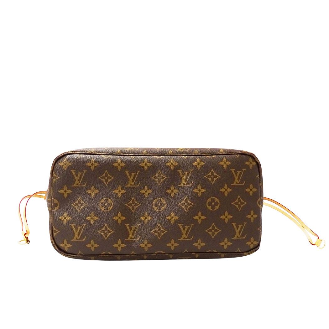 Louis Vuitton Tote Monogram Canvas Neverfull MM Cerise Red Brown Dedicated — view 3