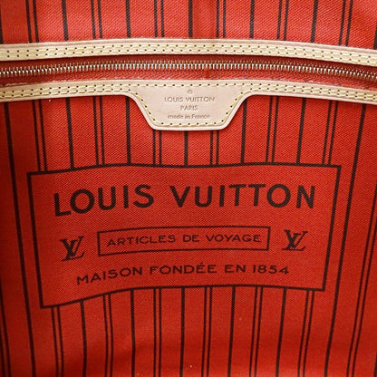 Louis Vuitton Tote Monogram Canvas Neverfull MM Cerise Red Brown Dedicated — view 7