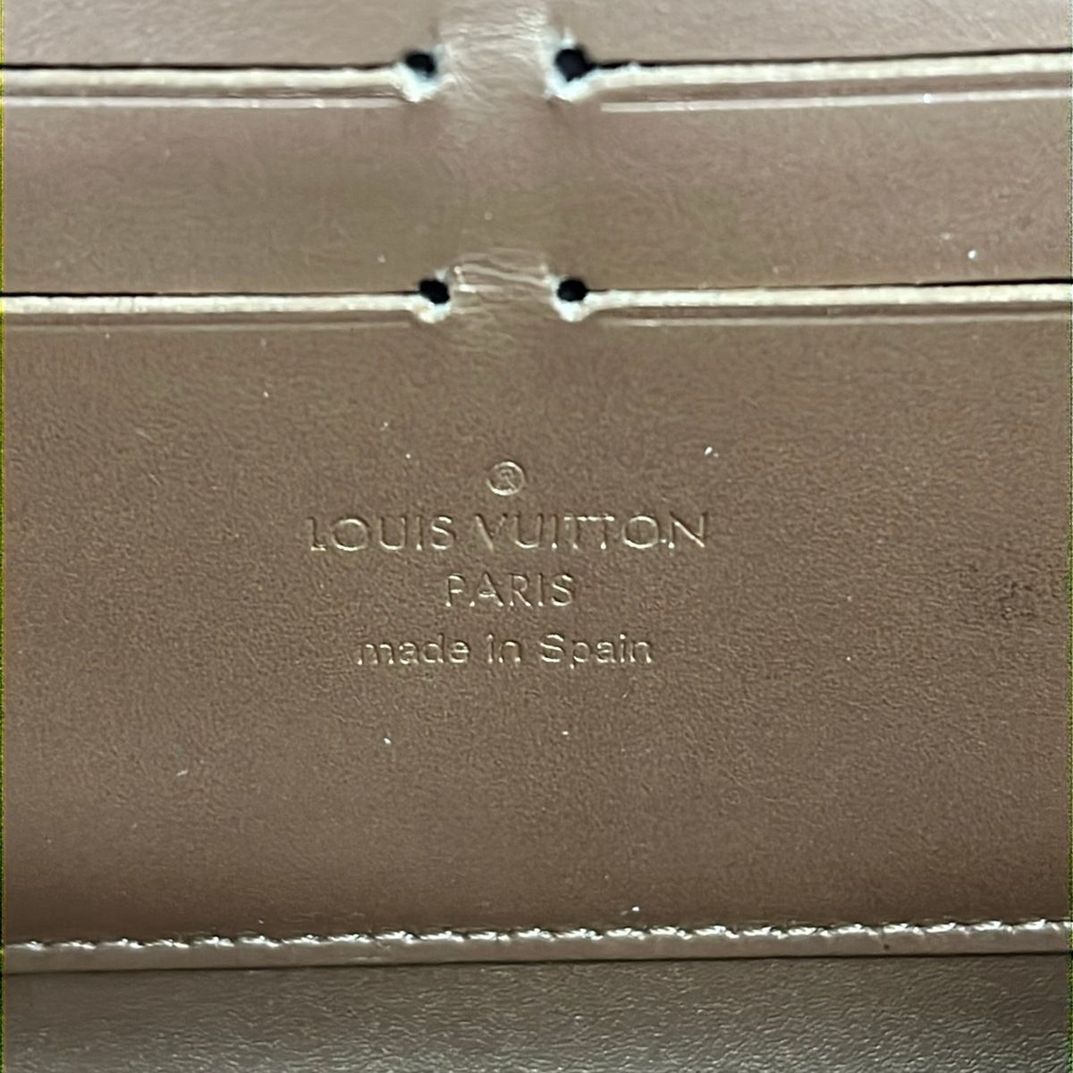 Louis Vuitton Wallet Monogram Vernis Zippy Mordore Leather — view 5