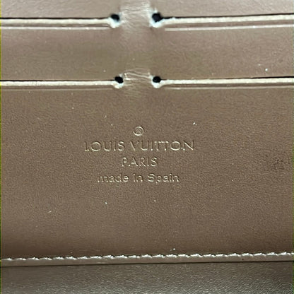 Louis Vuitton Wallet Monogram Vernis Zippy Mordore Leather — view 5