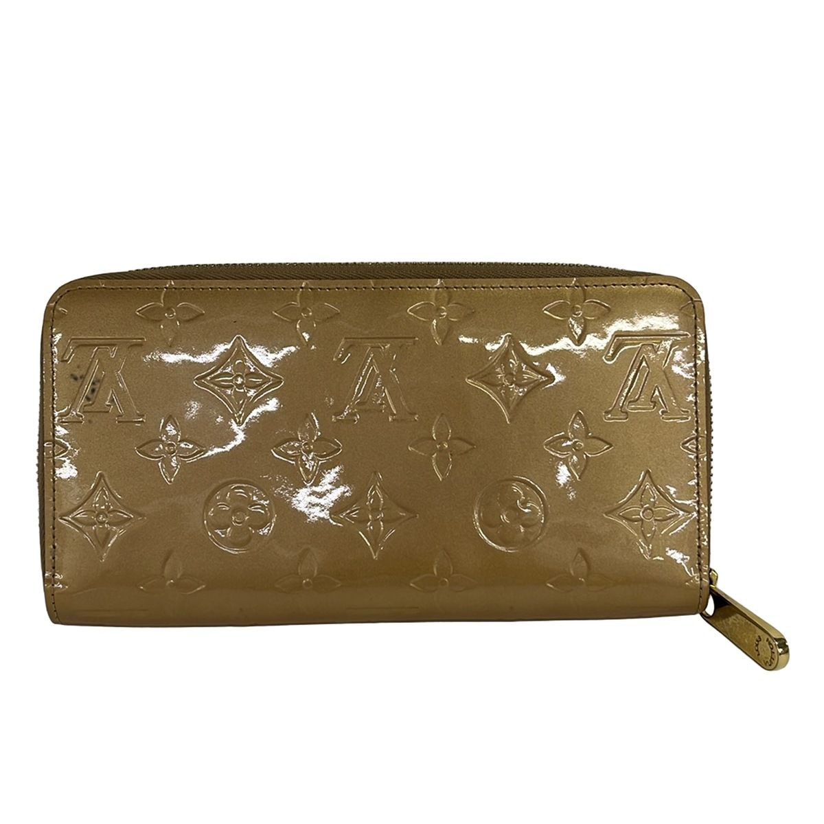 Louis Vuitton Wallet Monogram Vernis Zippy Mordore Leather — view 2