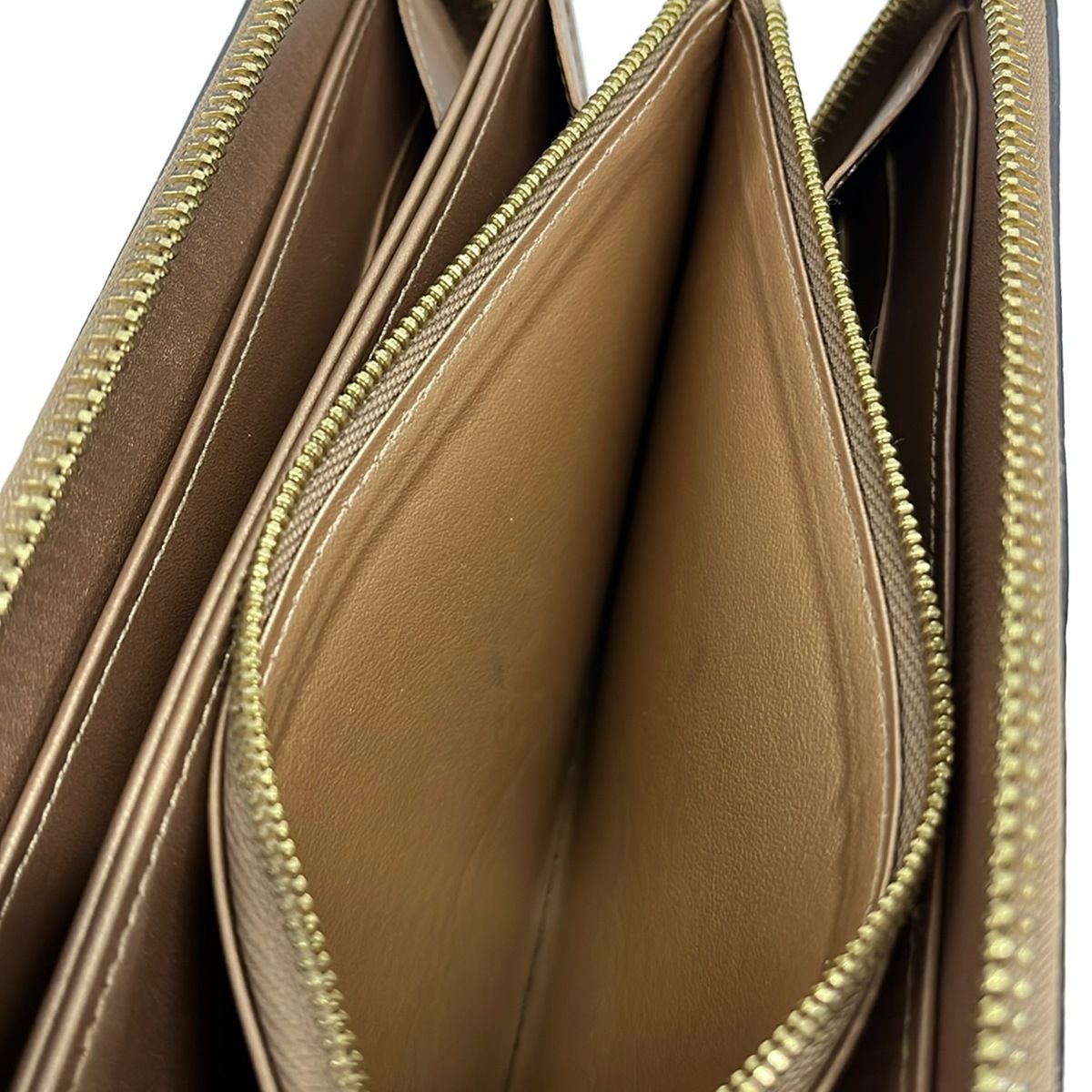 Louis Vuitton Wallet Monogram Vernis Zippy Mordore Leather — view 4