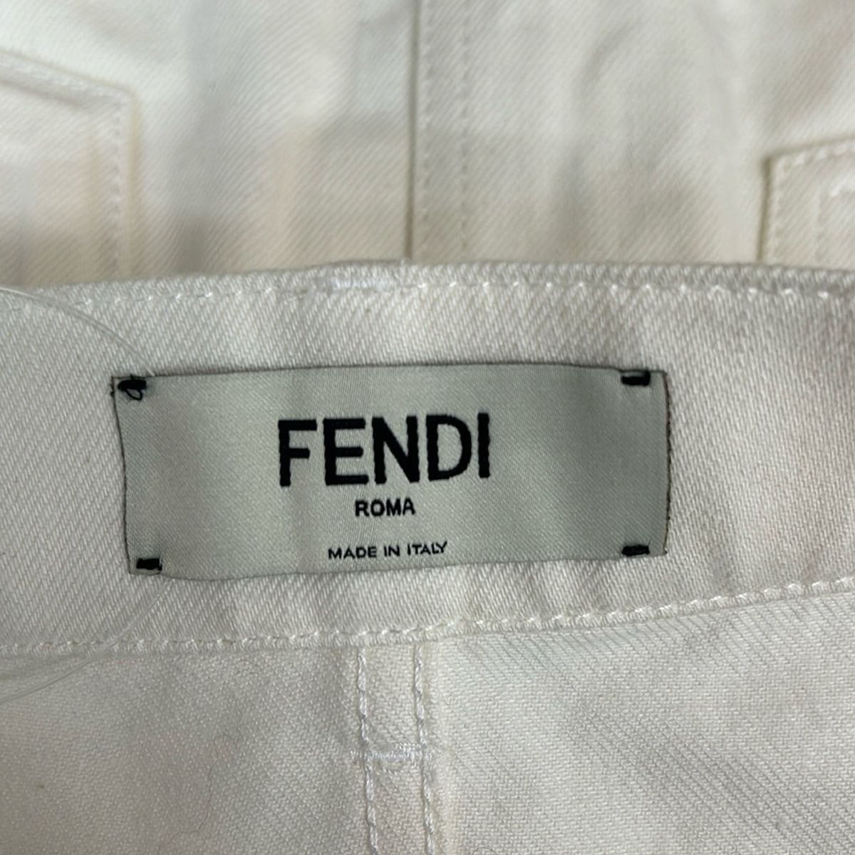 Fendi Mini Skirt Ivory — view 3