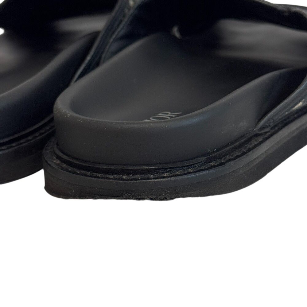 Dior Slide Shower CD Logo Oblique Jacquard Sandals — view 6
