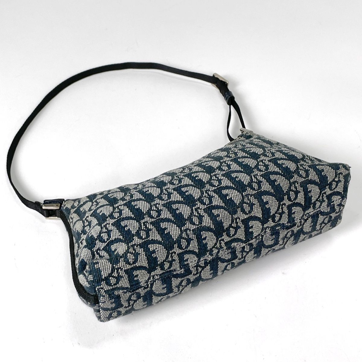 Dior Shoulder Bag Trotter Pattern Canvas Navy — view 2