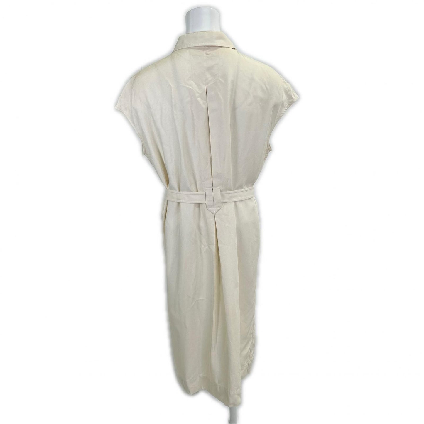 Hermes Silk Series Button Sleeveless Dress 36 — view 3