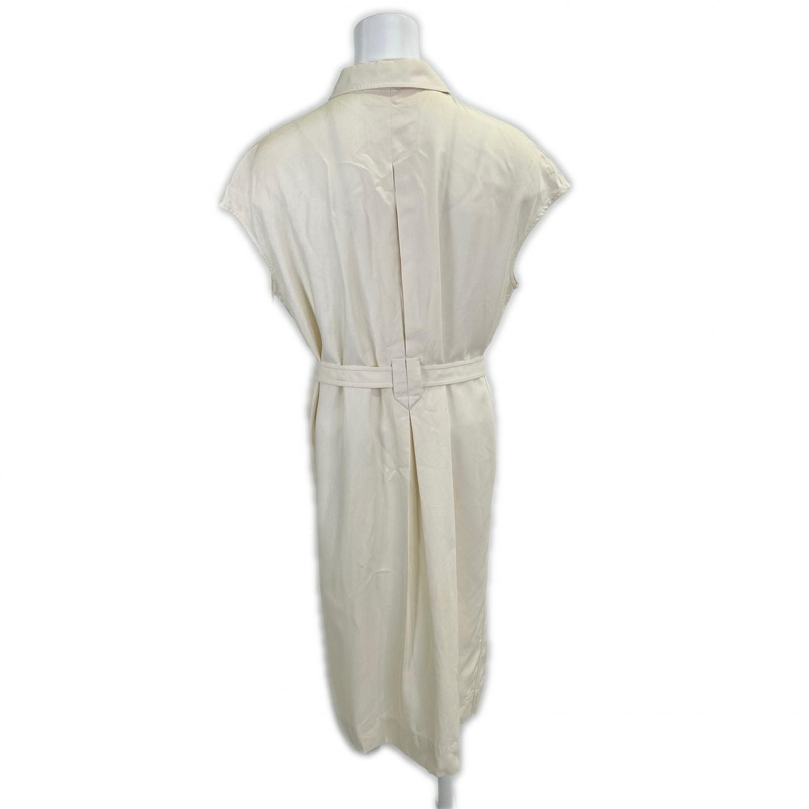 Hermes Silk Series Button Sleeveless Dress 36 — view 3