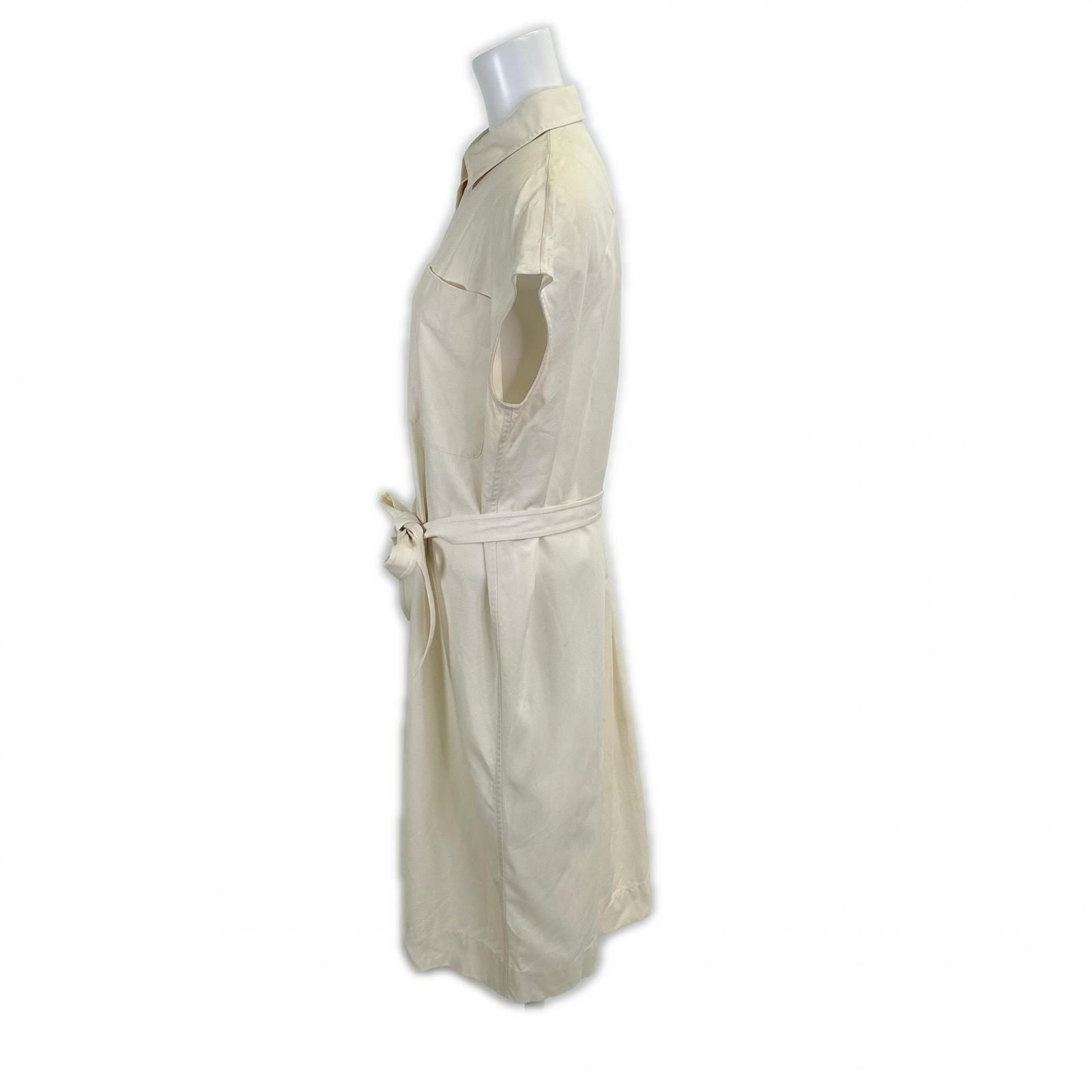 Hermes Silk Series Button Sleeveless Dress 36 — view 2