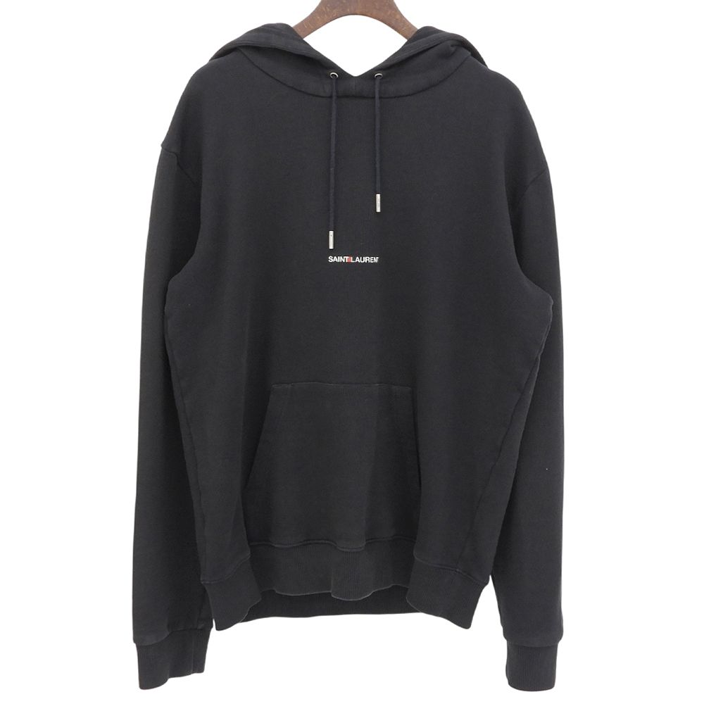 Saint Laurent Paris Sweatshirt Top Black
