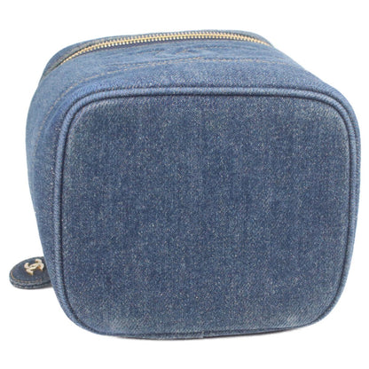 Chanel Indigo Denim Vertical Vanity — view 5
