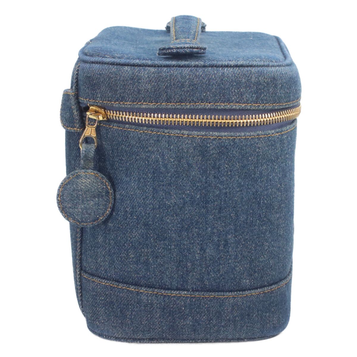 Chanel Indigo Denim Vertical Vanity — view 4