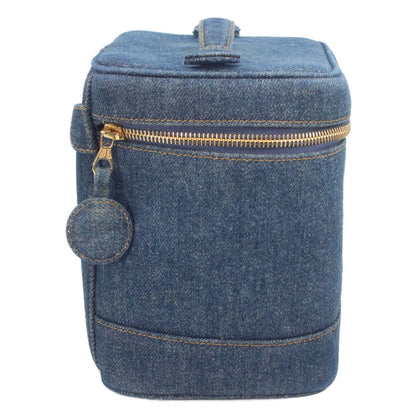 Chanel Indigo Denim Vertical Vanity — view 4